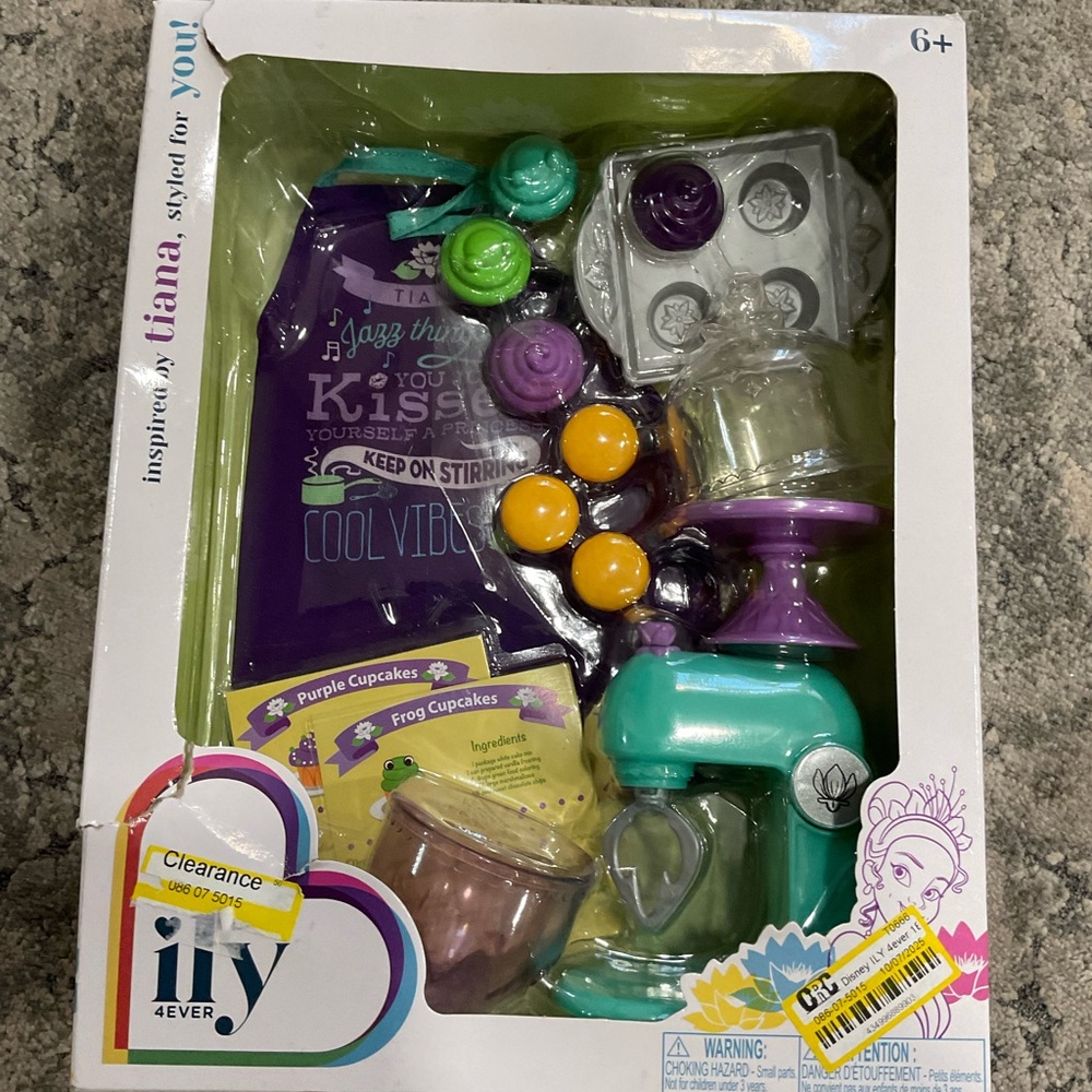 ILY Inspired Kids Baking Set with Mixer - Purple and Green